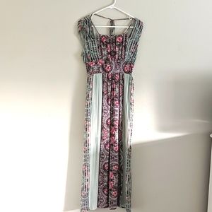 Free People floral maxi dress
